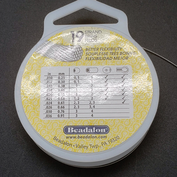 Beadalon - 19 Strand Bright - .015 in (.38mm)