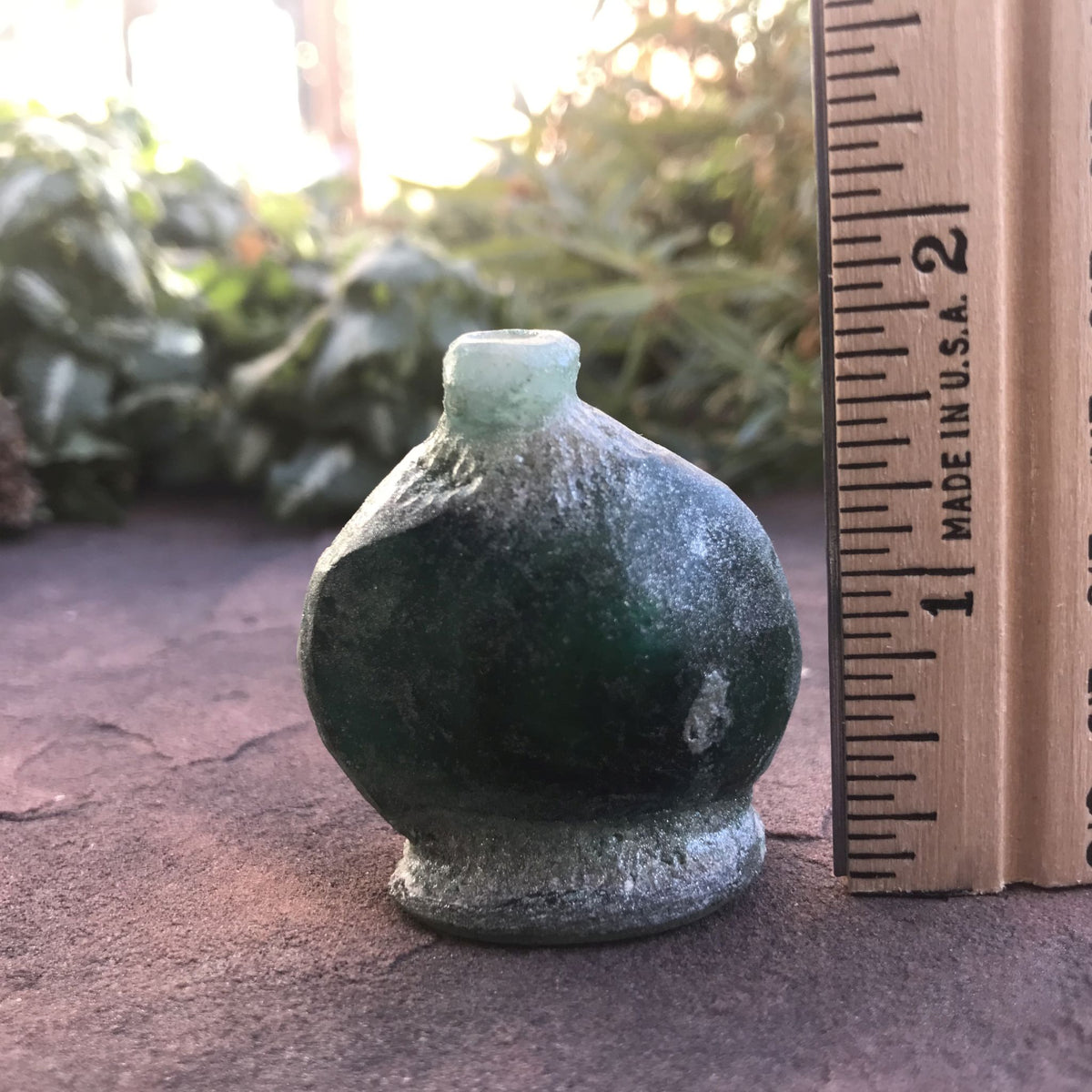 Ancient Roman-Era Glass Tiny Bottle – Nomad Beads
