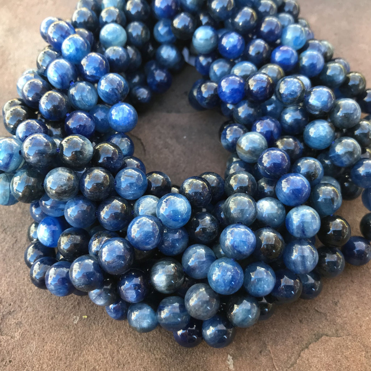 Buy Kyanite 8mm Beads for Mala Necklace Making!