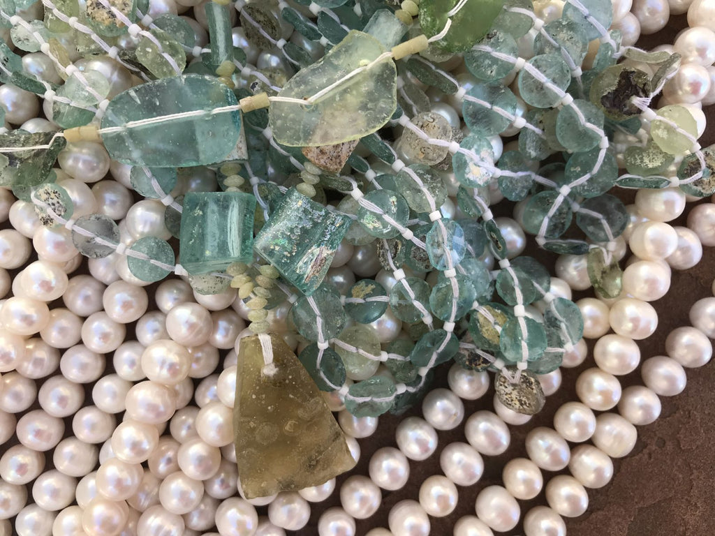 Happy new year! One-week sale on pearls and Roman era glass!
