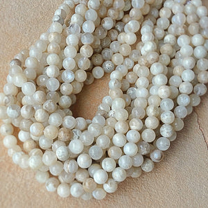 Terazzo Moonstone Round 6mm Beads