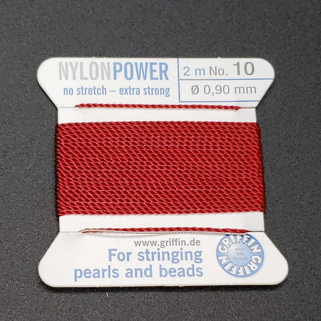 Griffin Nylon Thread - #10 - All Colors – Nomad Beads