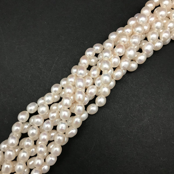 Pearls, White Perfect Oval, 9mm