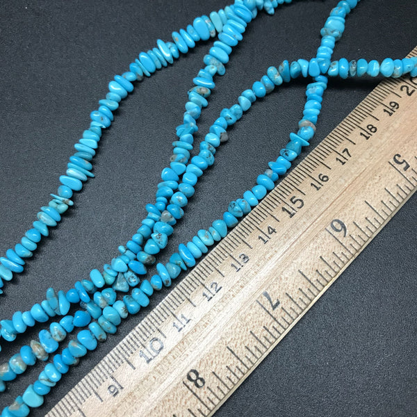 Turquoise, Sleeping Beauty Chip, 5mm